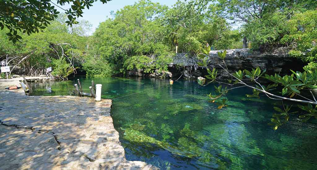 Cenote Cristalino in Playa del Carmen