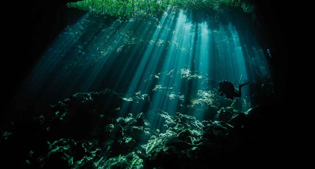 Cenote El Jardin in Playa del Carmen Mexico