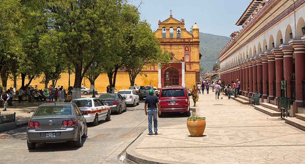 Cars in San Cristobal Mexico