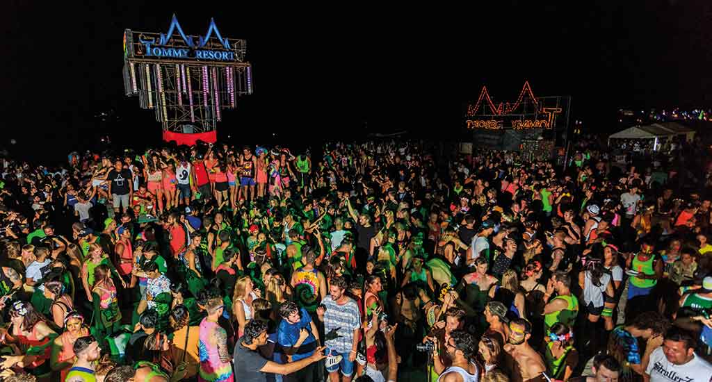 Full Moon party in Koh Phangan