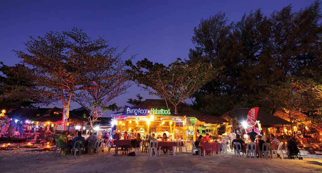 Dinner on the beach at Koh Lipe