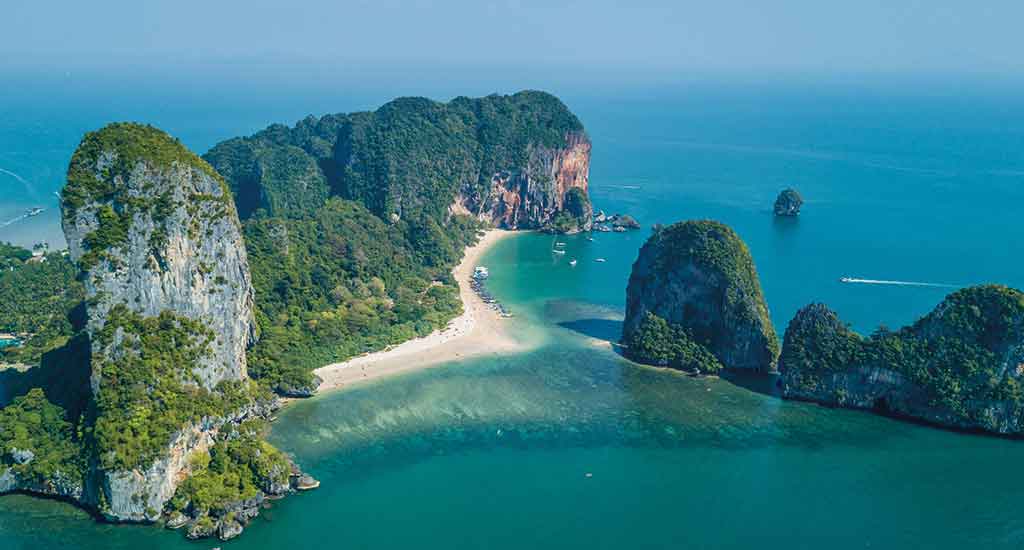 Railay aerial view in Krabi Province