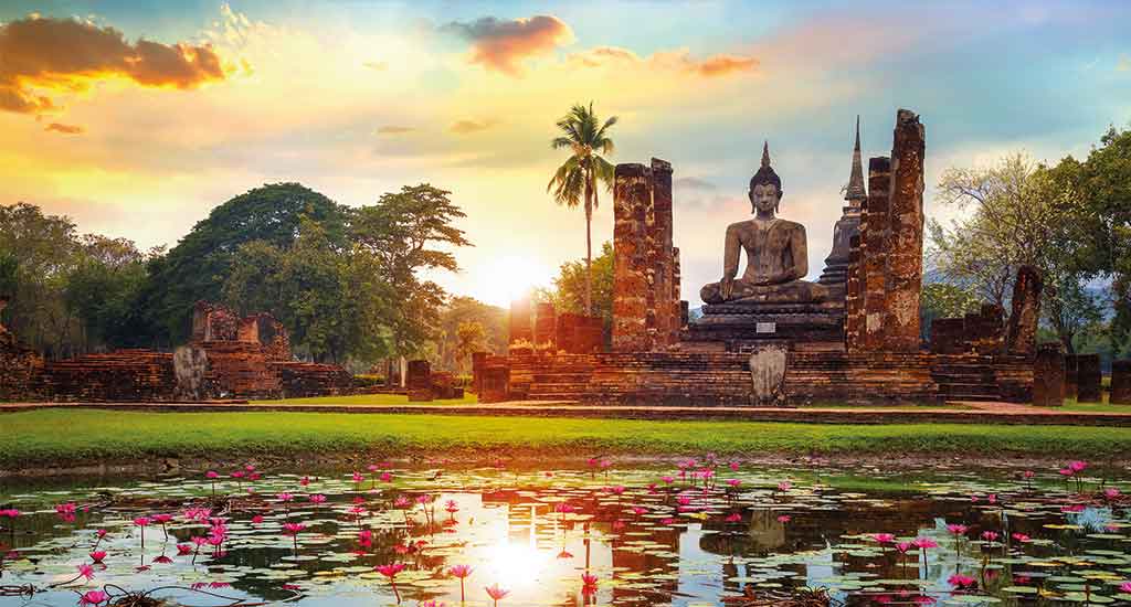 Wat Mahatat in Sukhothai National Park