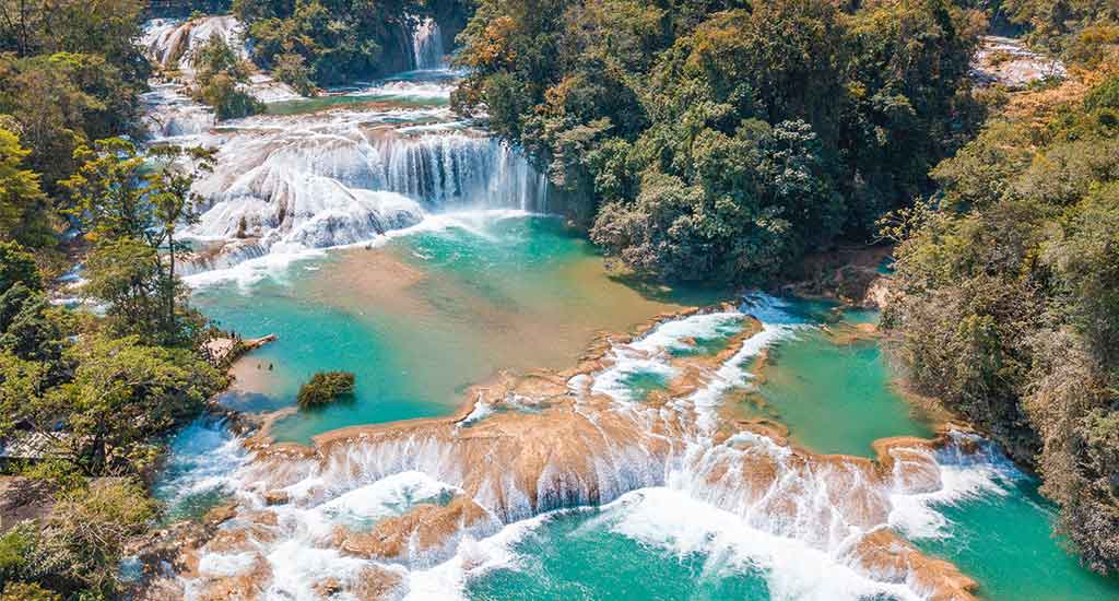 Agua Azul in Chiapas Mexico