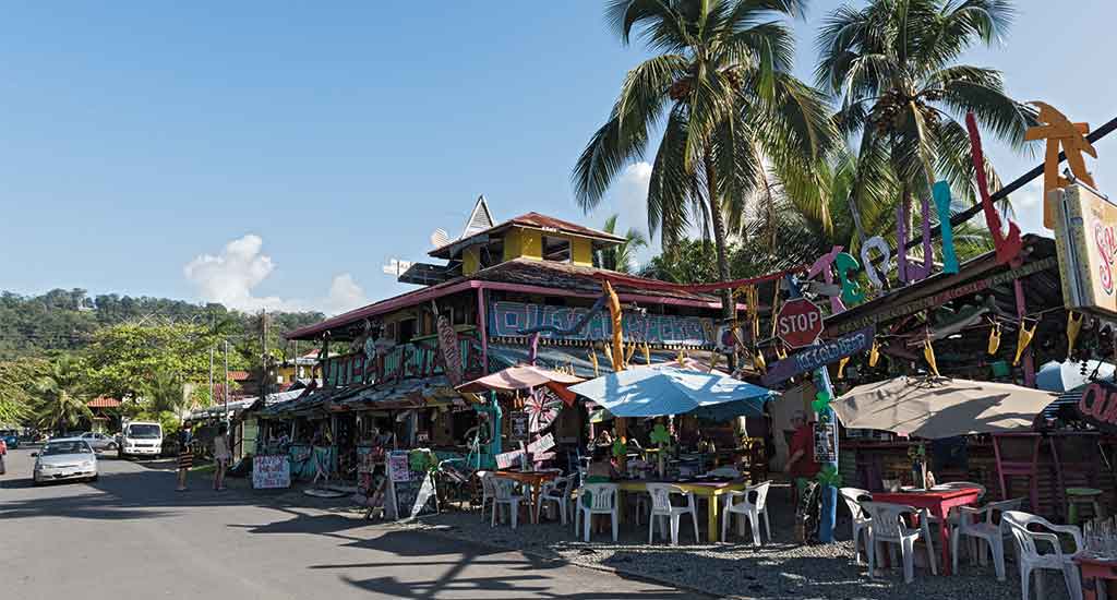 Bar and restaurants in Puerto Viejo Costa Rica