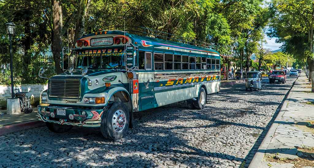 Chicken bus, Guatemala