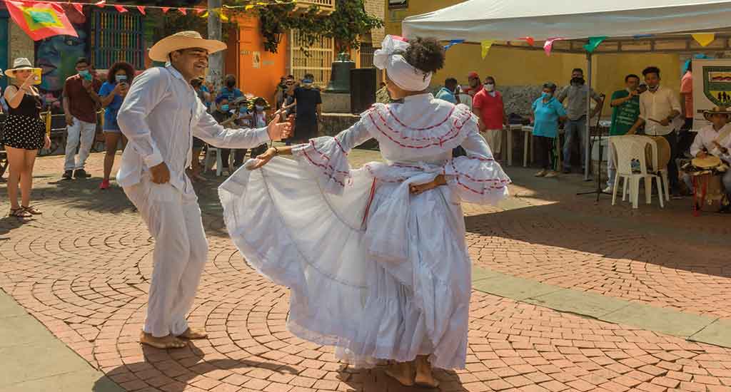 Couple dancing