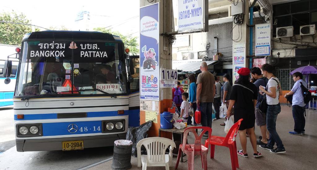 Bus from Bangkok to Pattaya
