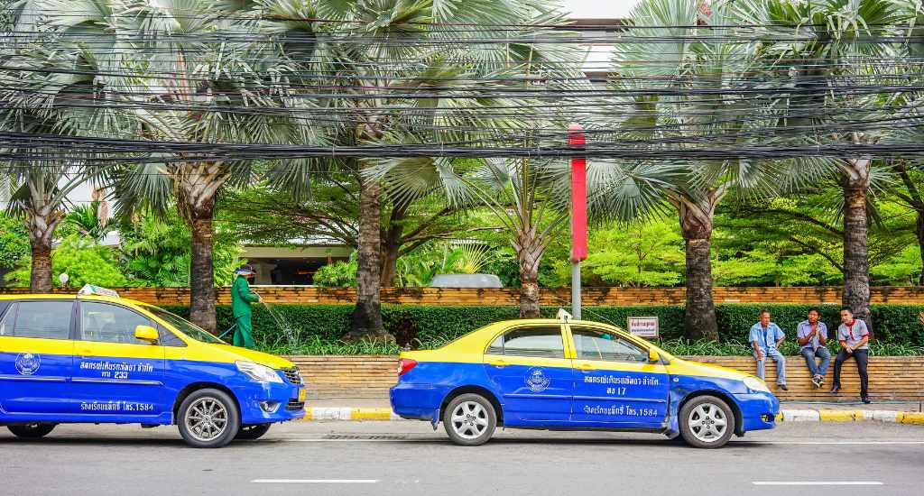 Taxi bay in Pattaya