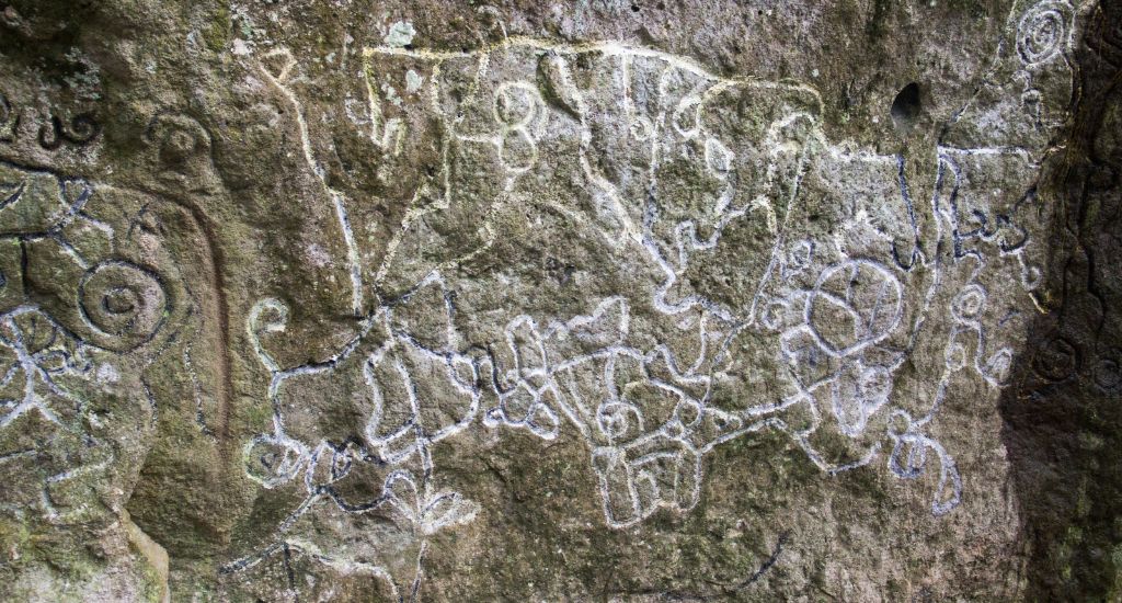 Piedra Pintada in the stone